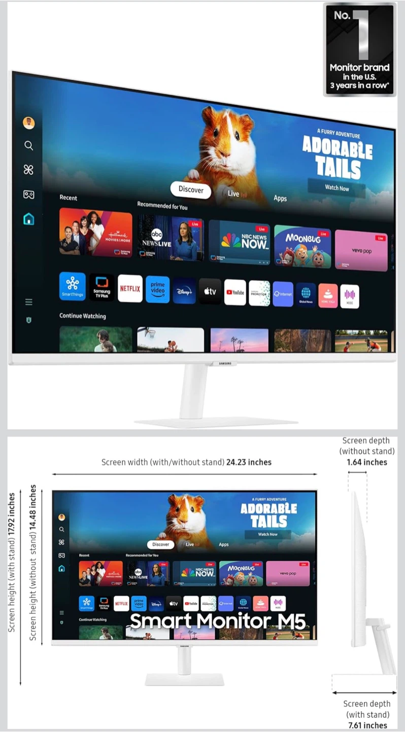 Samsung 27" Smart Monitor M5 - photo 2