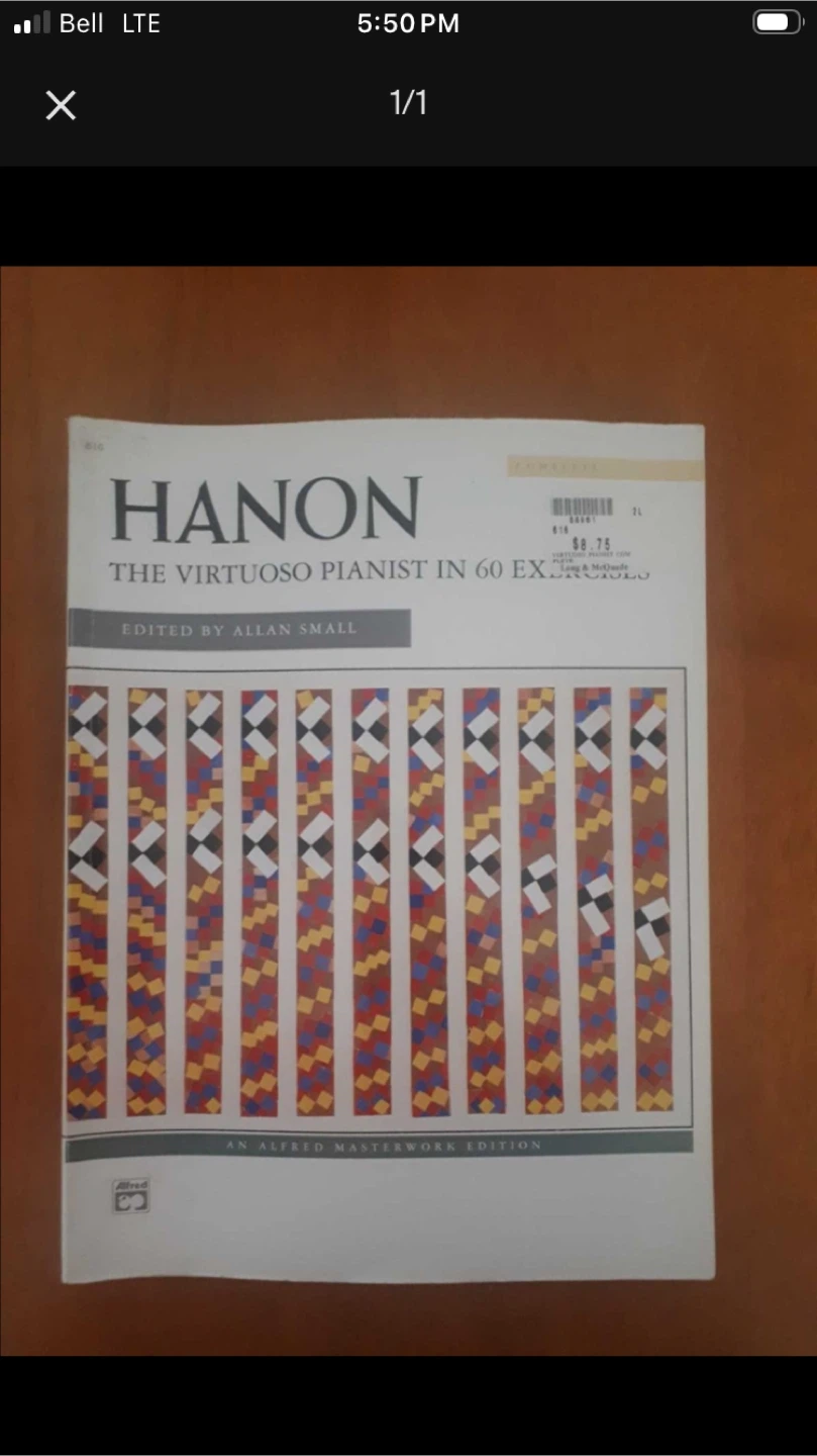 Piano Music Books - Hanon, Turek