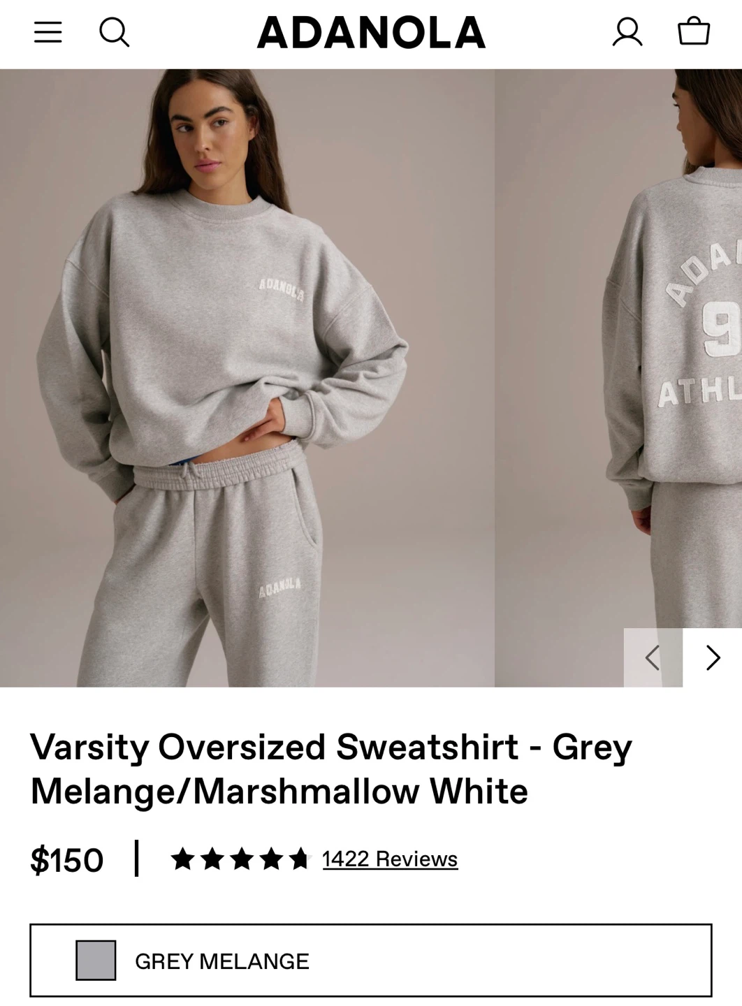 Adanola sweatshirt - size xs