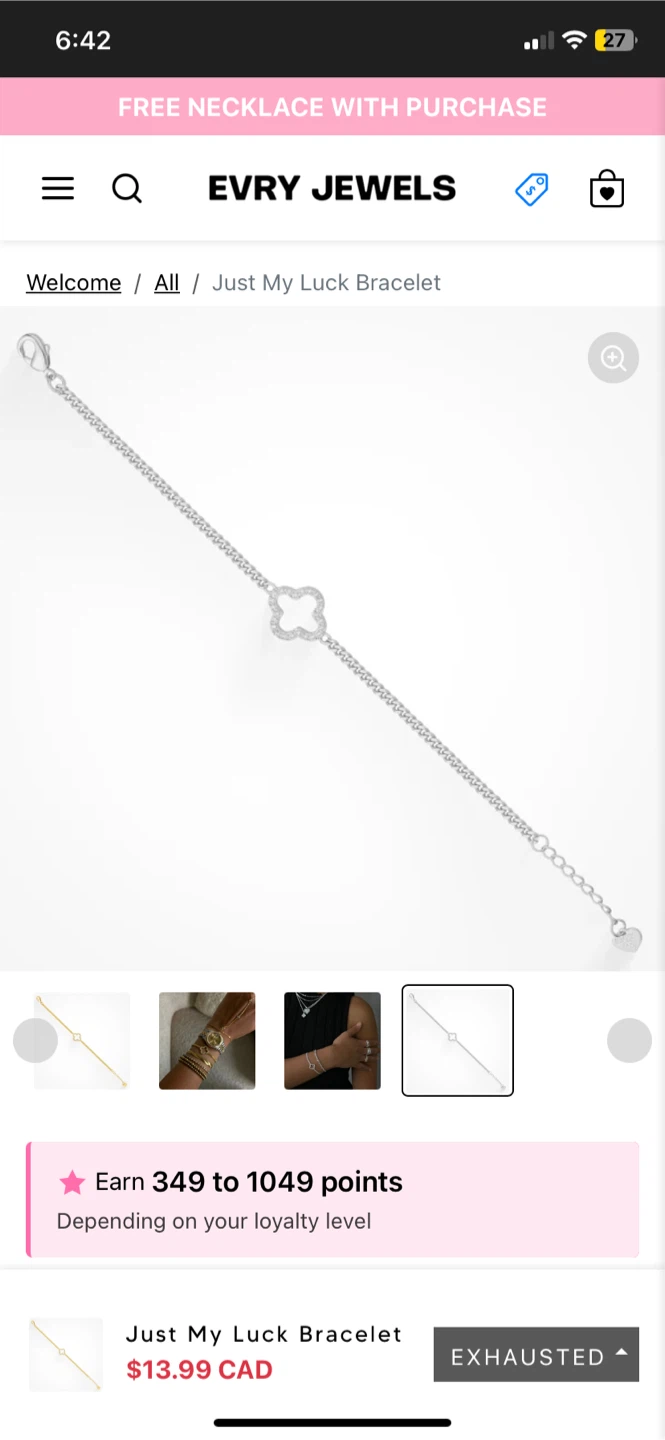 Evry Jewels Just My Luck Bracelet - photo 2
