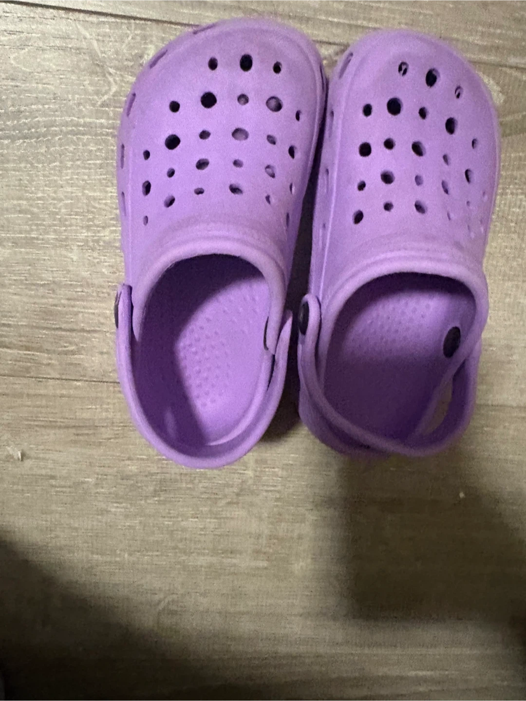 Purple Crocs Clogs