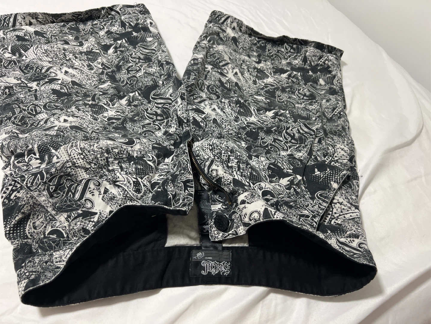 Jnco Graphic Print Shorts