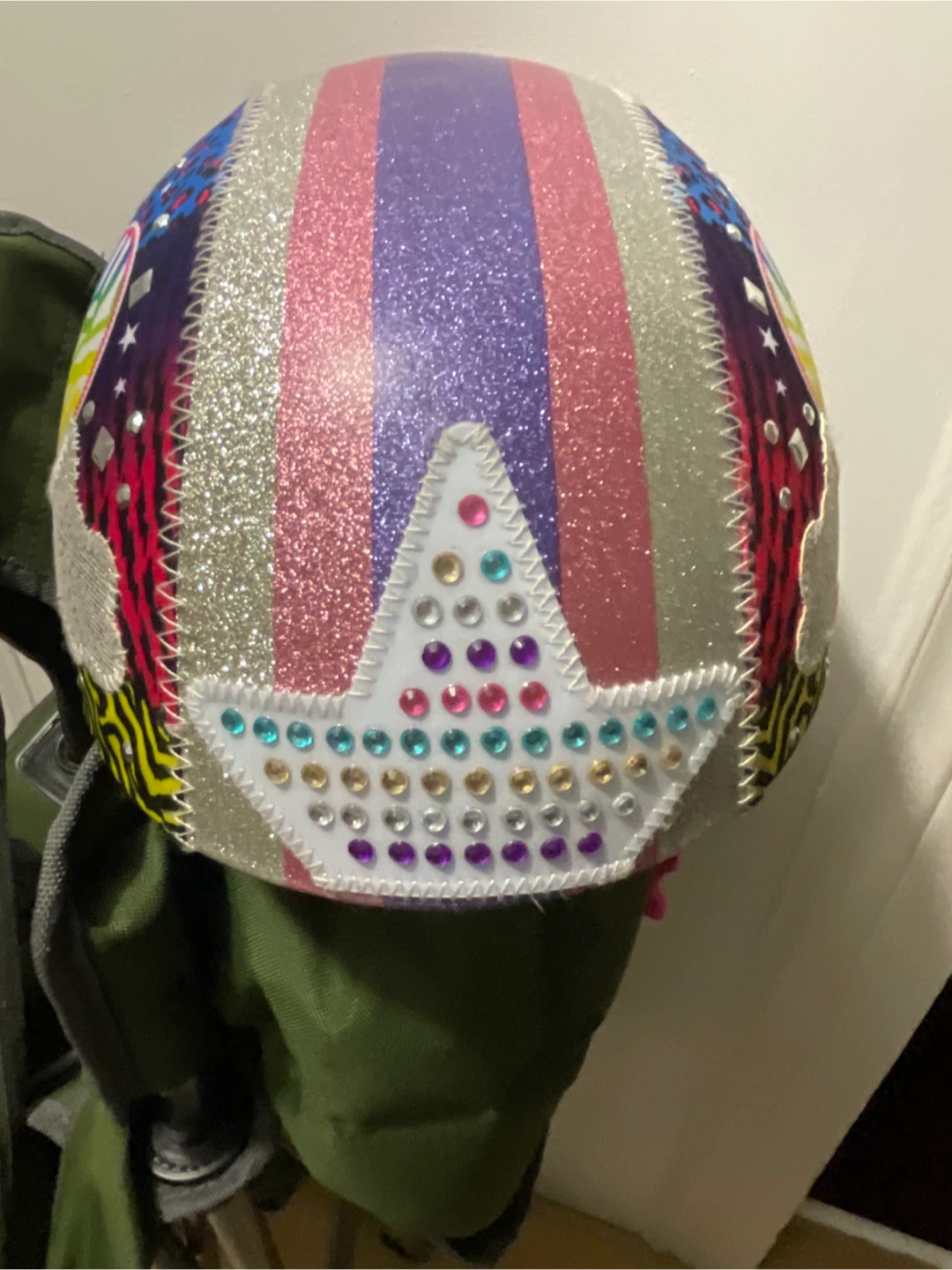 Kids Sparkle Heart Helmet Size S - photo 3