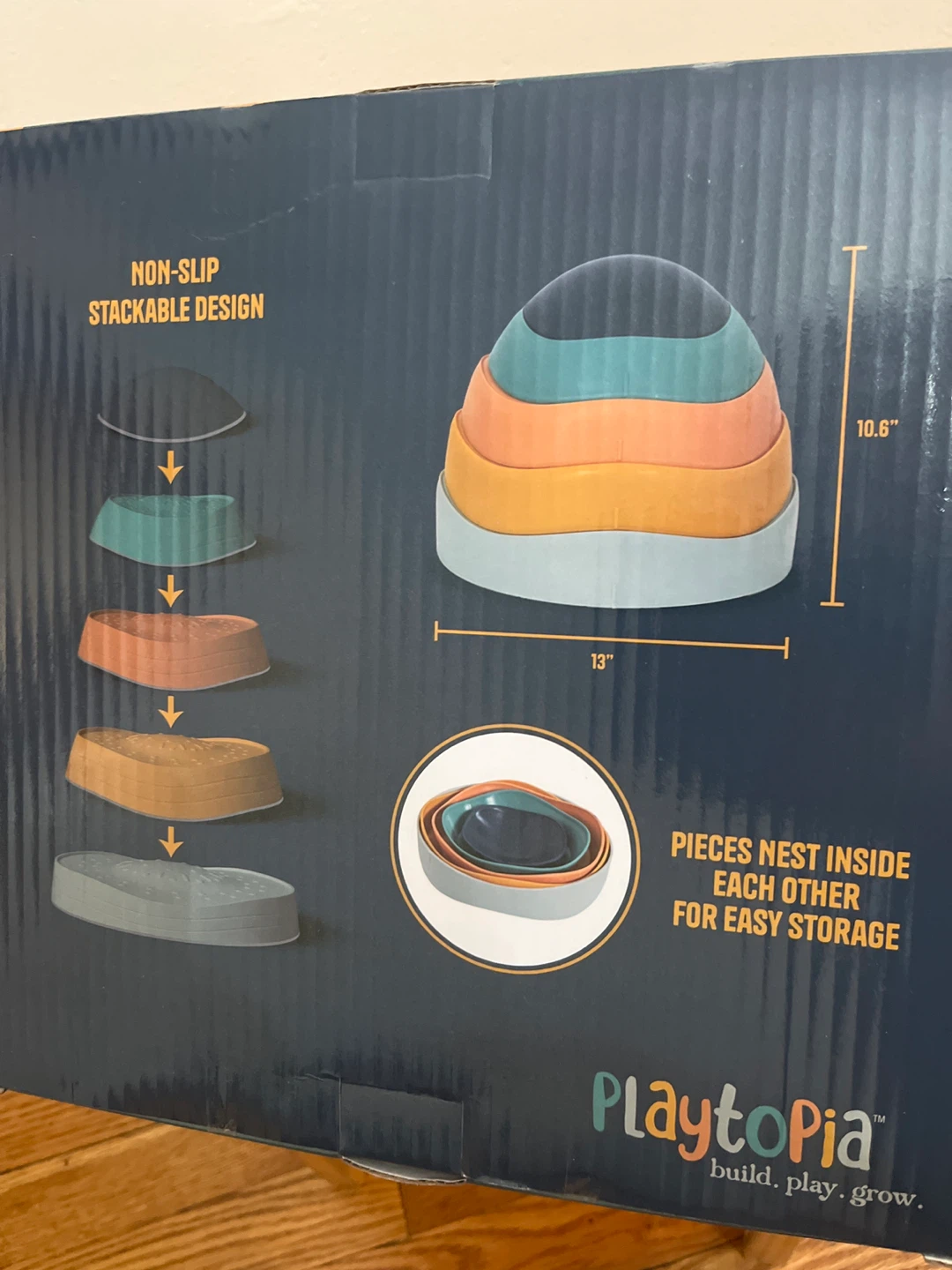 Playtopia Stackable Stepping Stones - 5 Piece Set - photo 2
