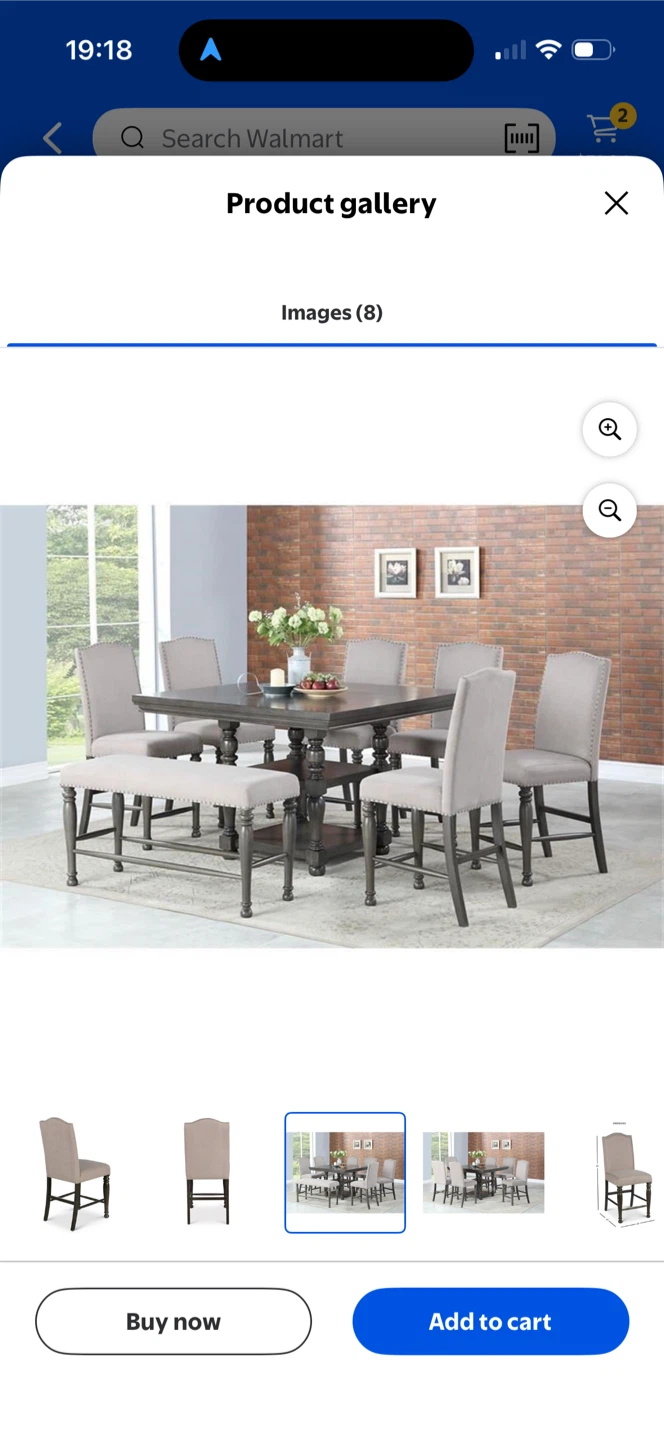 Dining Chairs - Set of 6 (NOT STANDARD SIZE) - photo 5