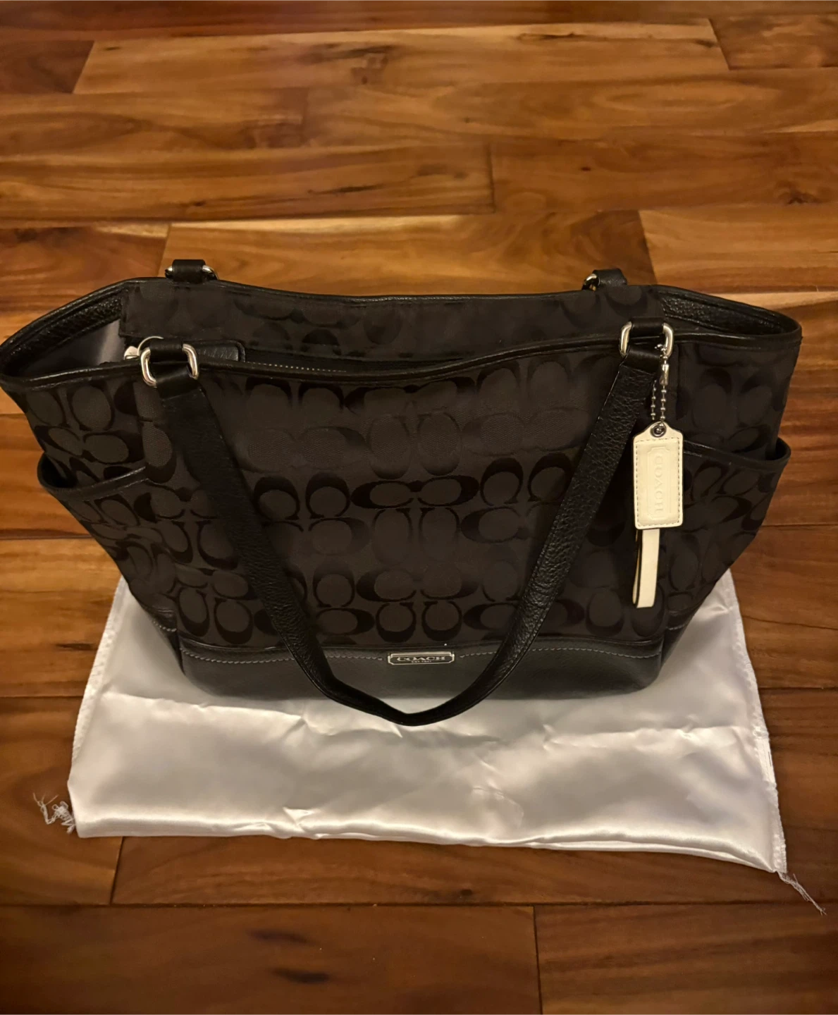 Vintage Coach black tote bag - photo 2