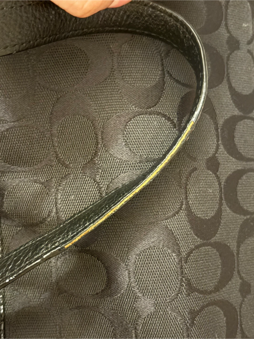 Vintage Coach black tote bag - photo 4