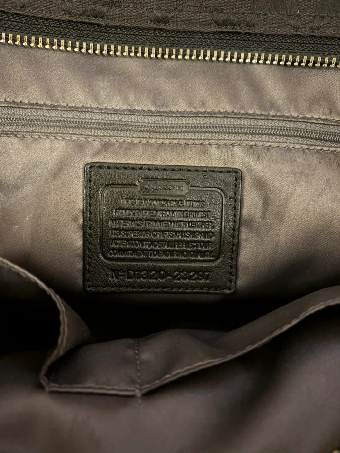 Vintage Coach black tote bag - photo 3