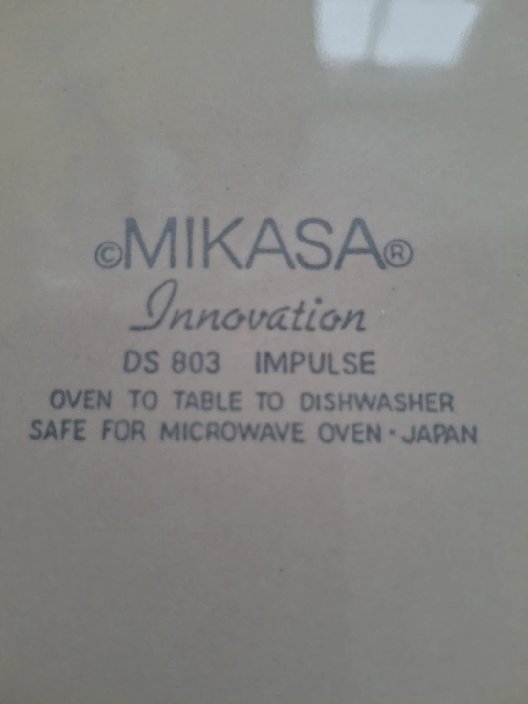 Large Mikasa plate (Impulse pattern) - photo 3