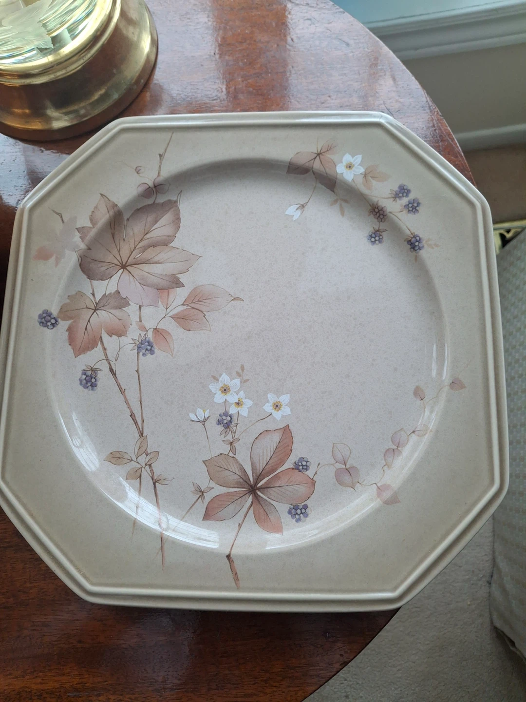 Large Mikasa plate (Impulse pattern)