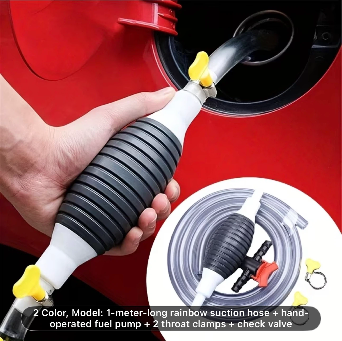 Multifunctional Liquid Suction Pump, Manual Fuel Transfer Pump - photo 4