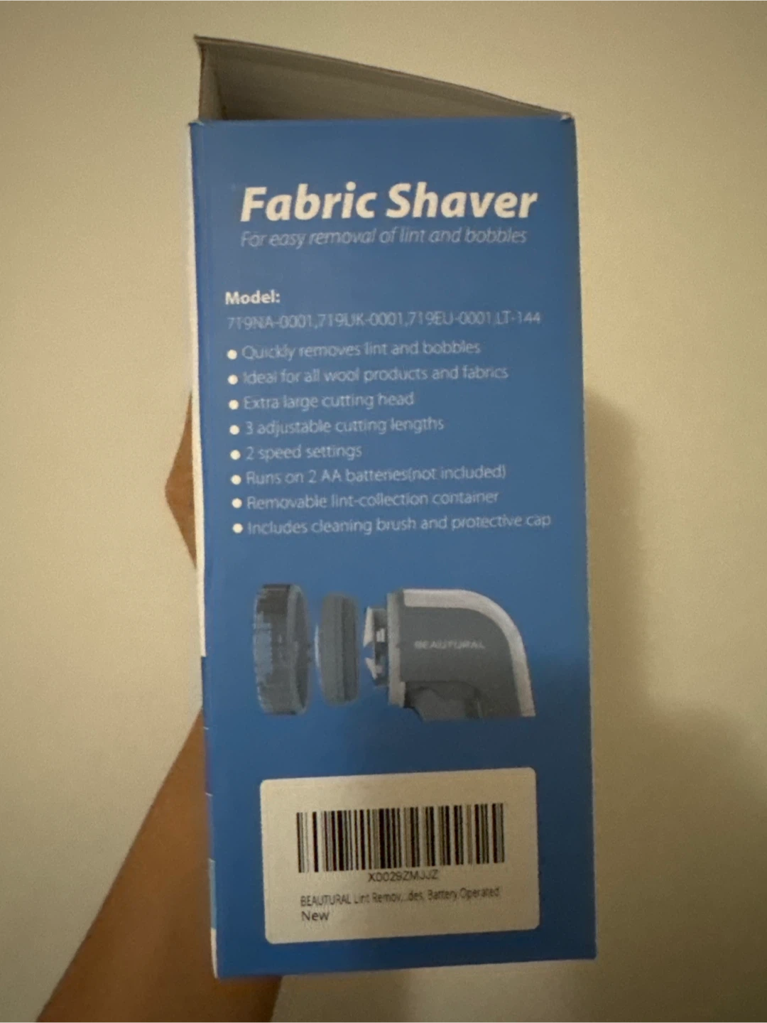 BEAUTURAL Fabric Shaver for easy removal of lint and bobbies - photo 2