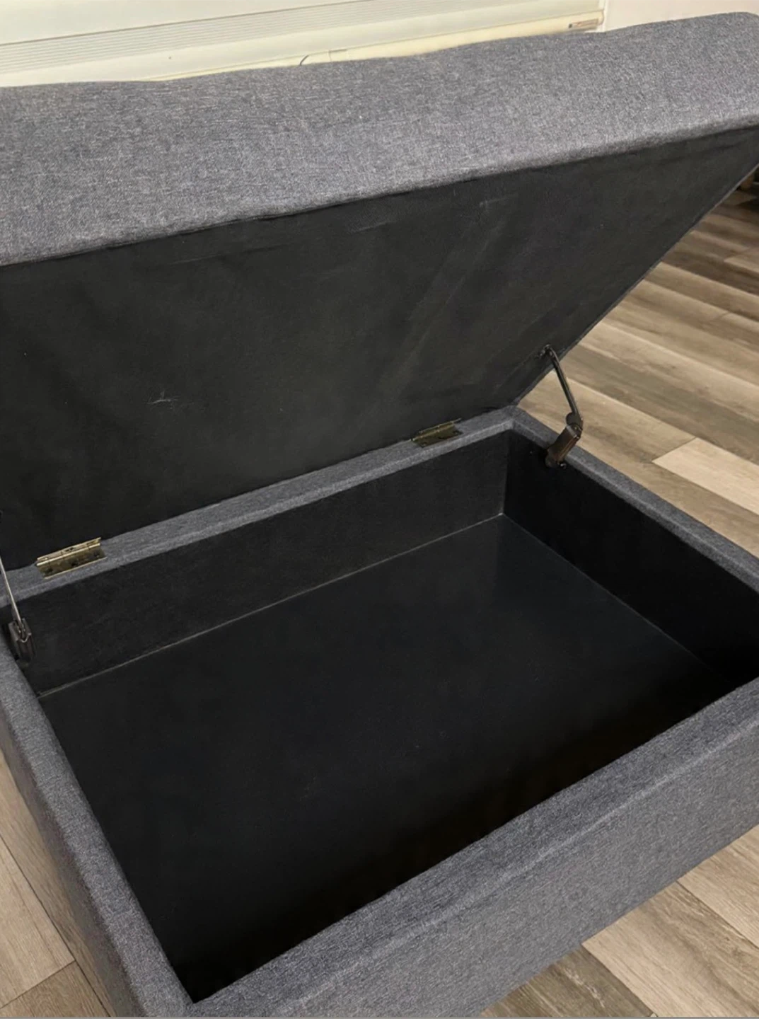 Grey Storage Ottoman - photo 4