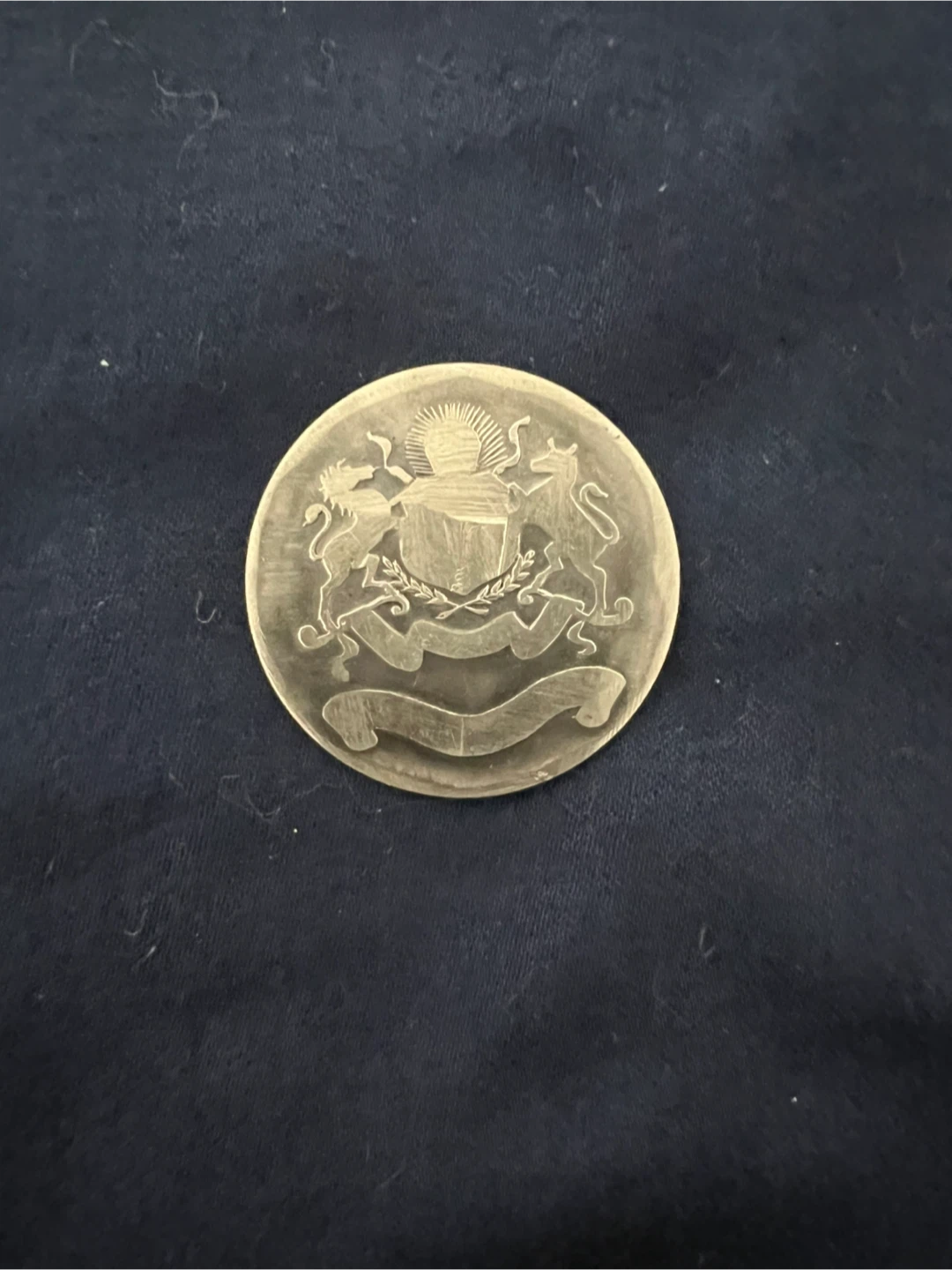 11g Sterling Silver Round below melt