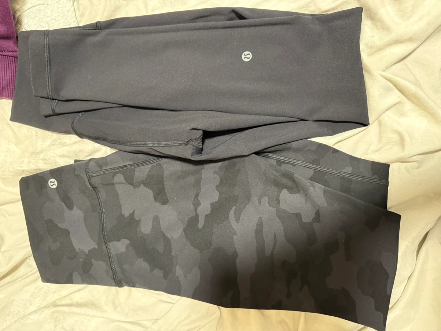 Lululemon Leggings - Black and Camo