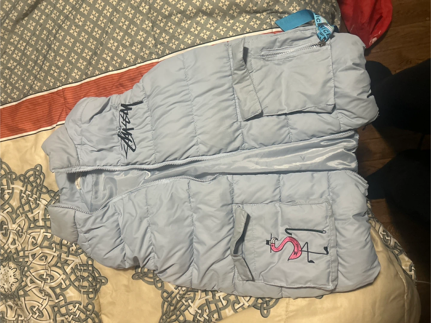 stussy 20% down vest