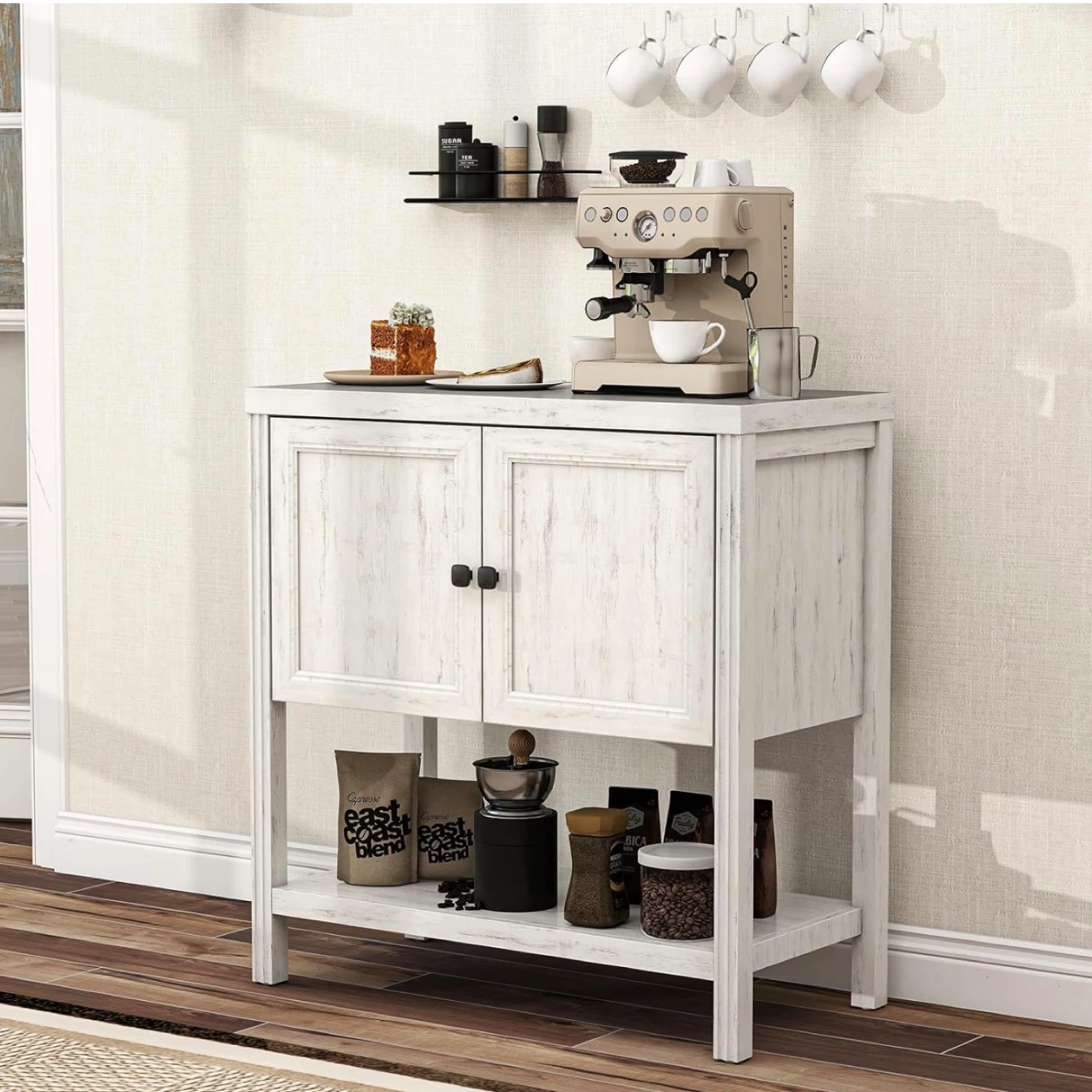 Farmhouse Entryway Table with Storage – 31.5" Narrow Console Tab - photo 3