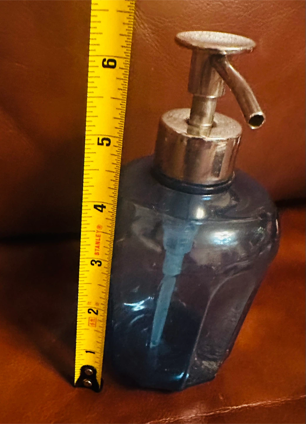 Blue plastic Soap Dispenser - photo 3