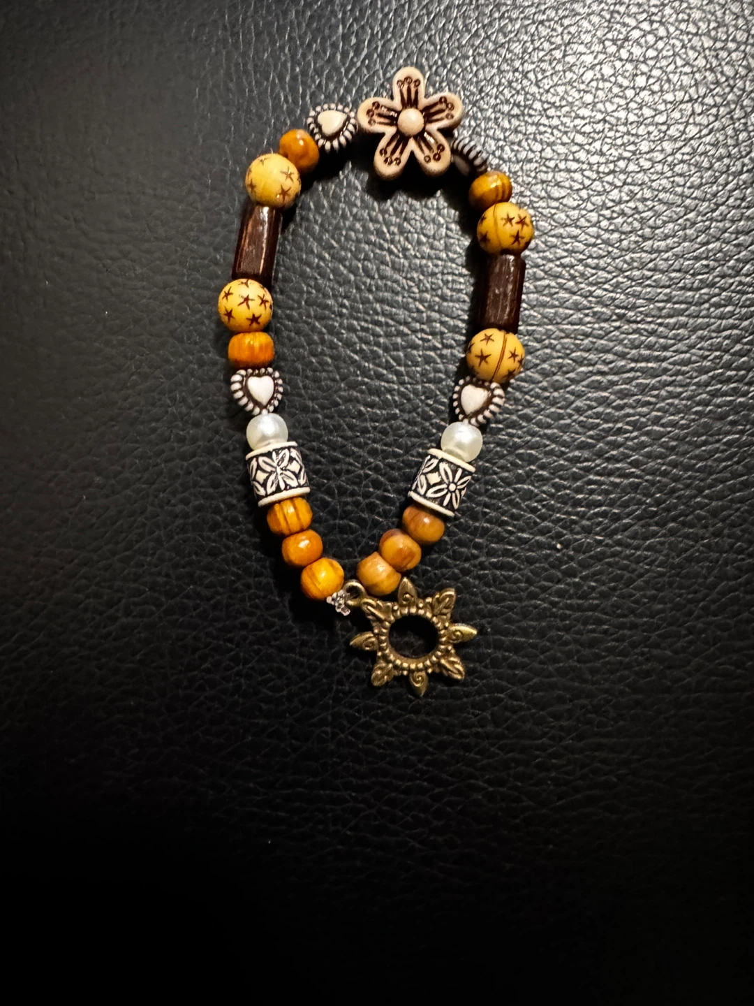 Beaded Bracelet with Charms - photo 2
