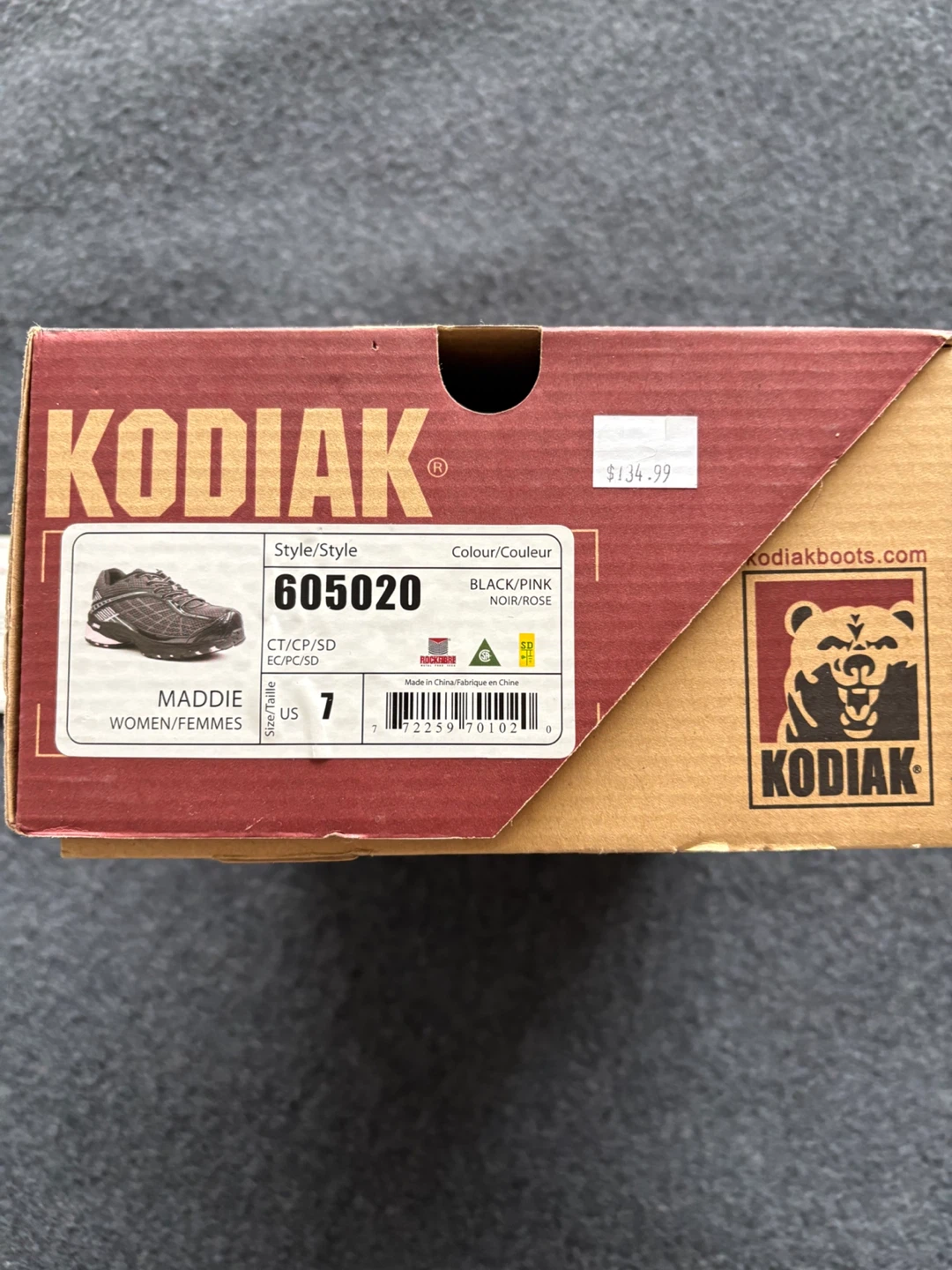 Kodiak steel toed runners