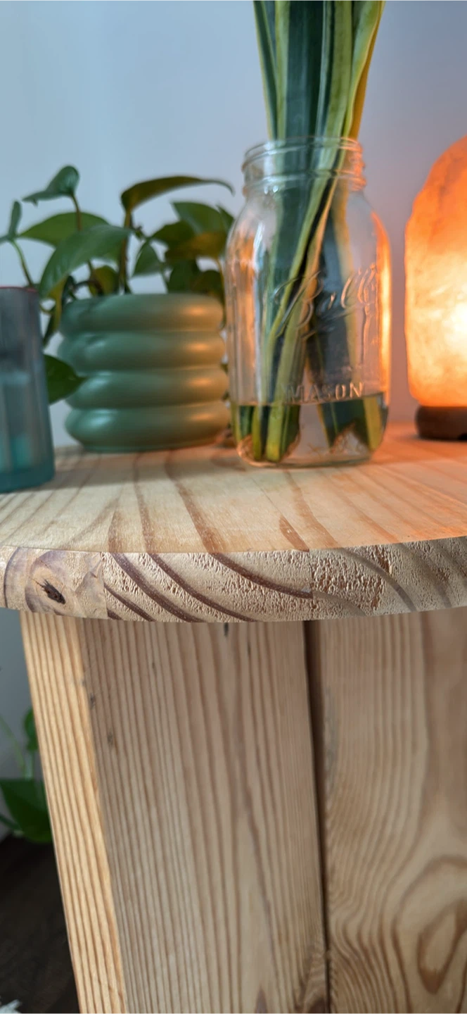 Wooden Side Table - photo 3