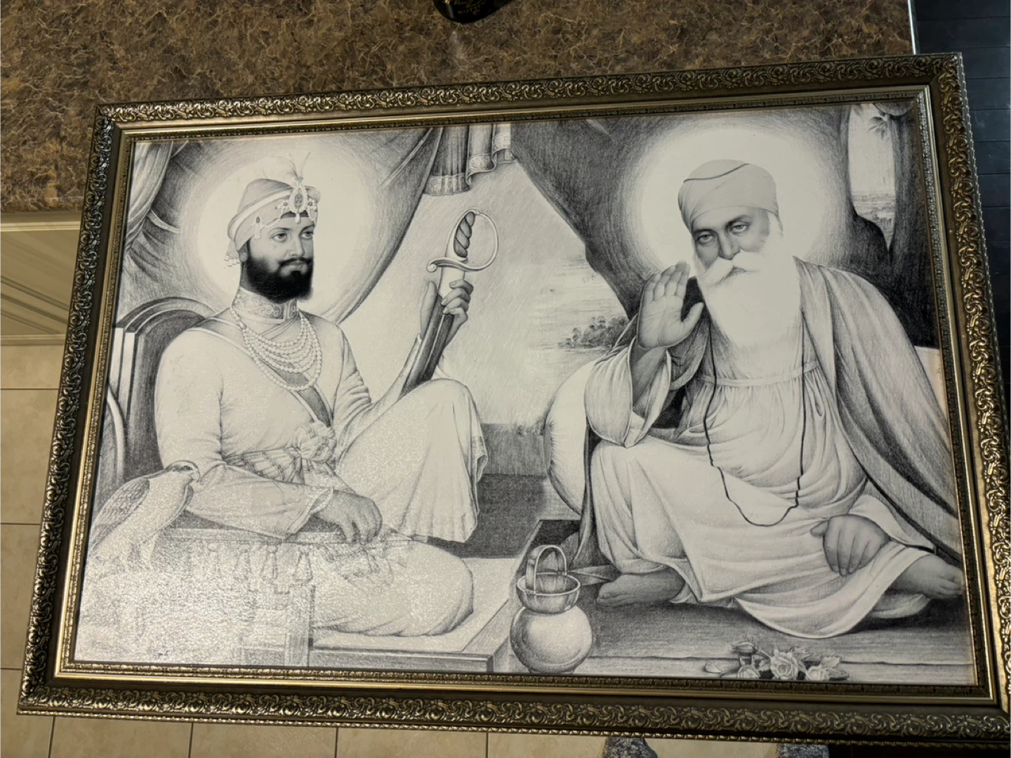 Guru Gobind Singh Ji and Guru Nanak Ji