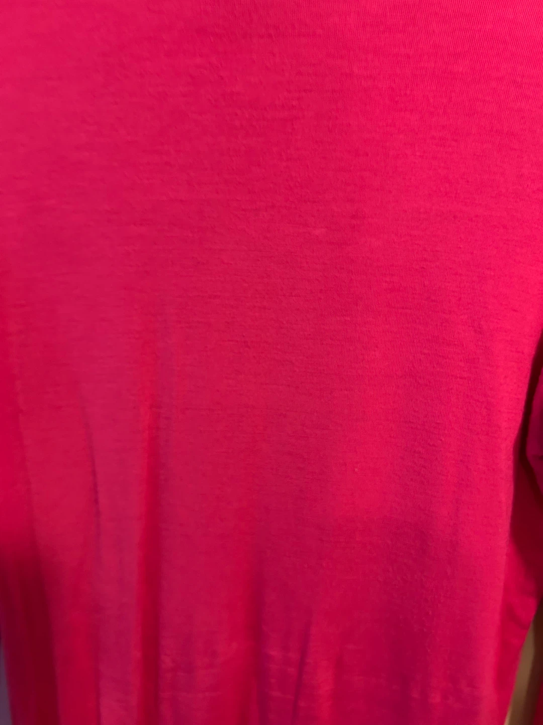 Ambiance Apparel Pink Mock Neck Long Sleeve Shirt Size L - photo 3