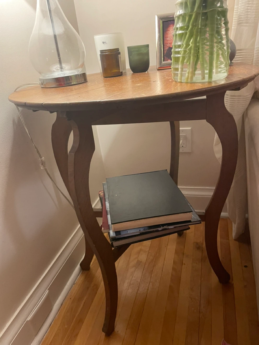 Vintage Wooden Accent Table - photo 2