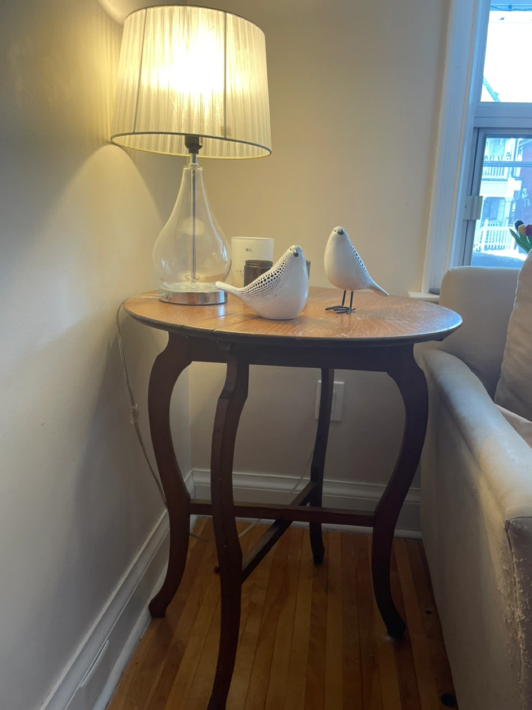 Vintage Wooden Accent Table - photo 3