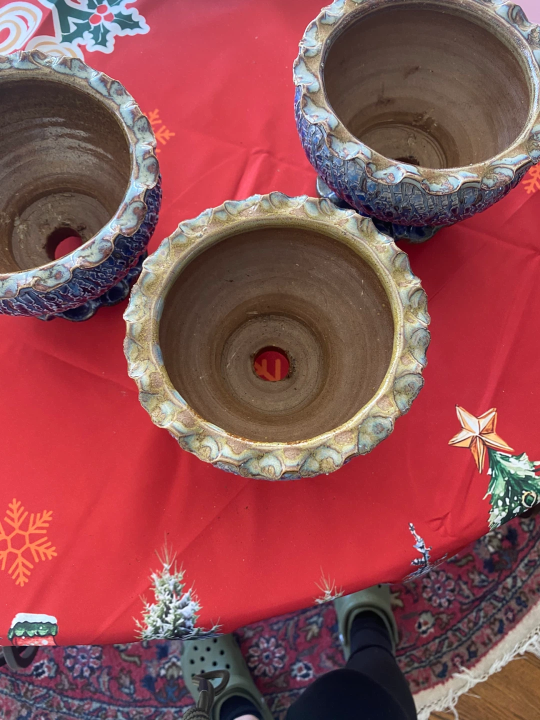 Blue pottery Planters - photo 4