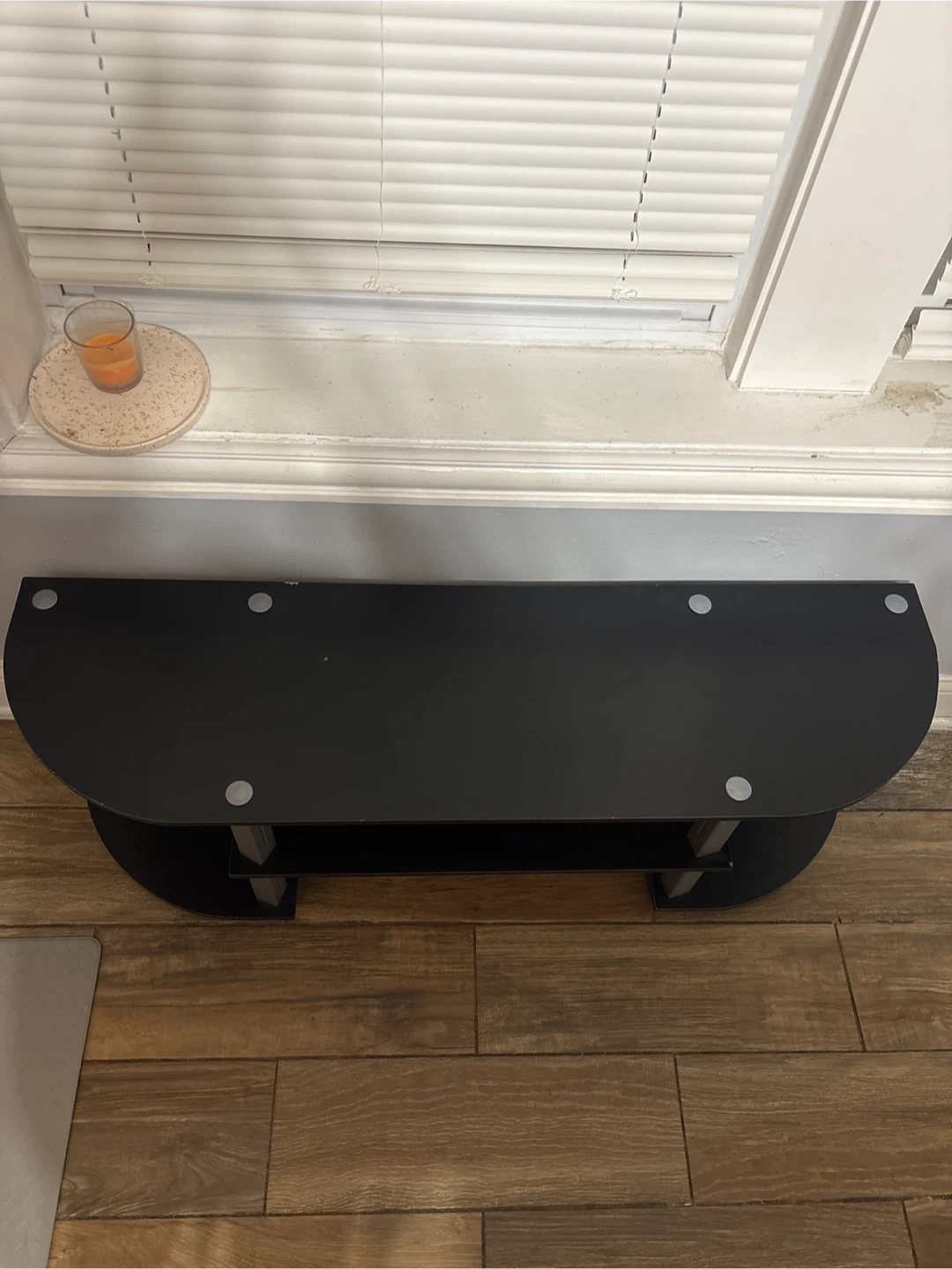 Modern Black TV Stand / Media Console – Great Condition - photo 2