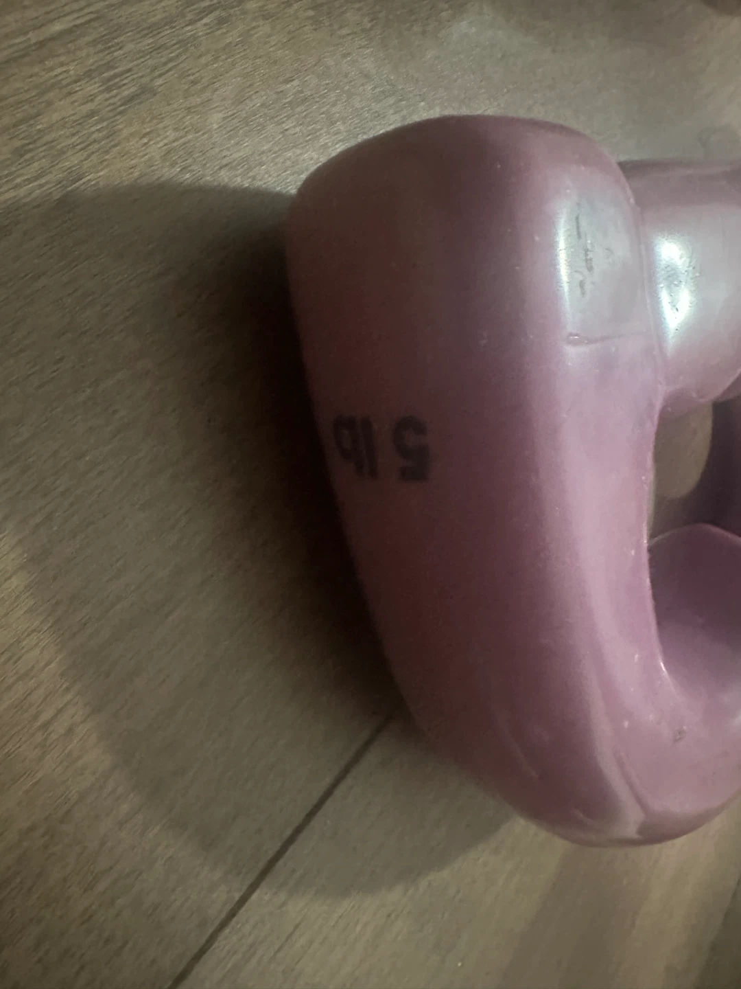 Pair of Pink 5lb Dumbbells - photo 2
