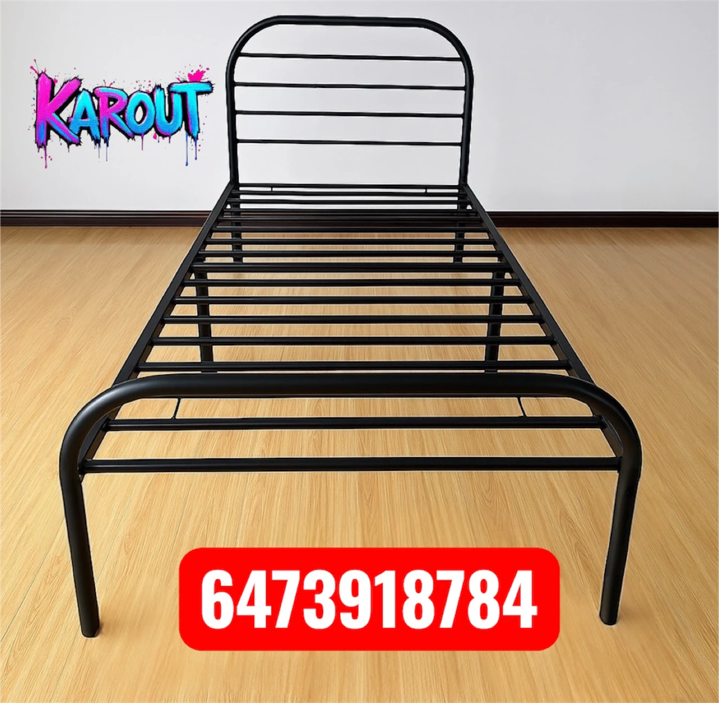 Free Delivery New twin Bed Metal Heavy-duty sturdy stable. - photo 4