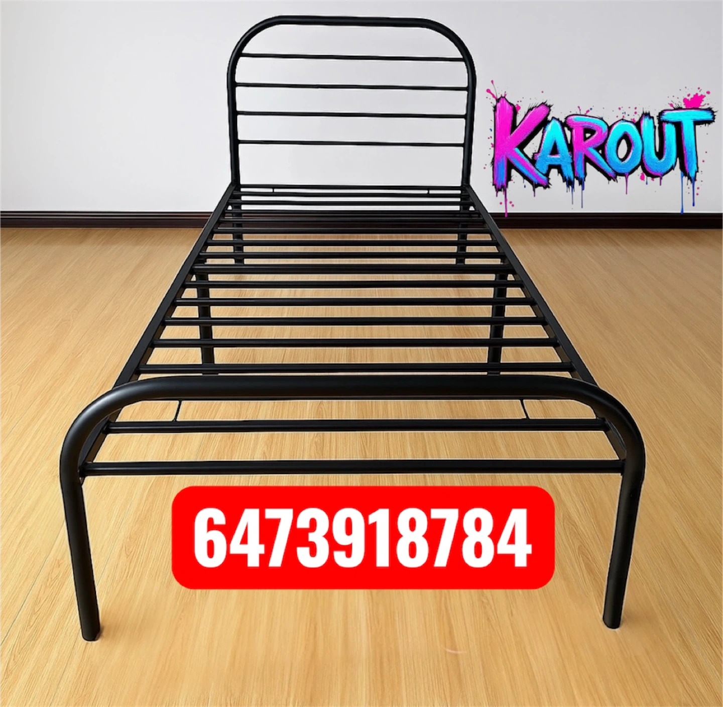 Free Delivery New twin Bed Metal Heavy-duty sturdy stable. - photo 5
