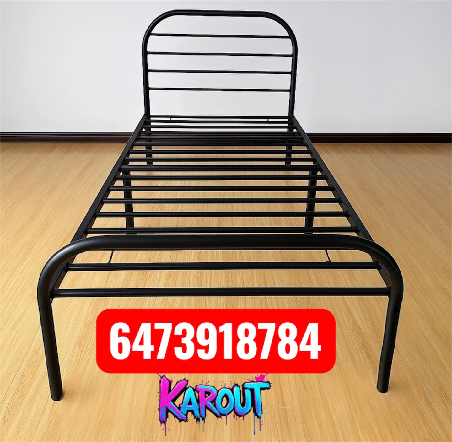 Free Delivery New twin Bed Metal Heavy-duty sturdy stable. - photo 2