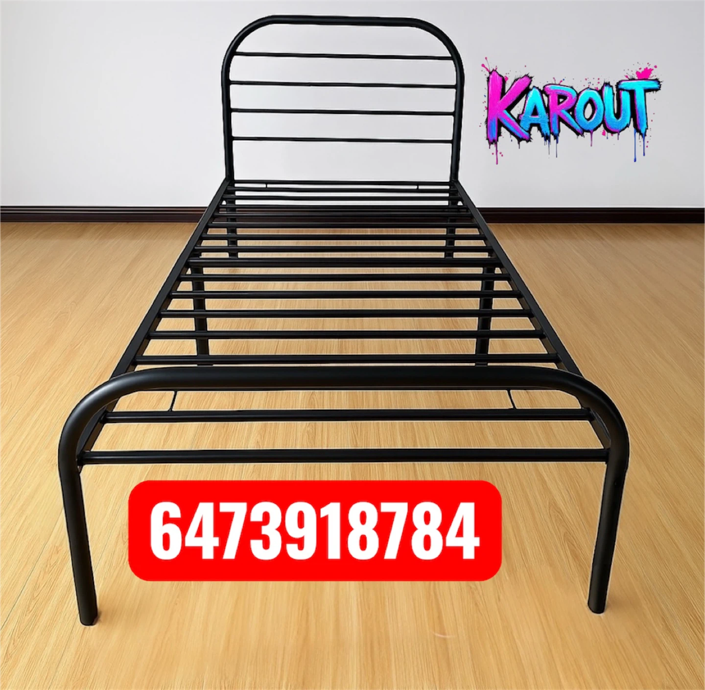 Free Delivery New twin Bed Metal Heavy-duty sturdy stable.