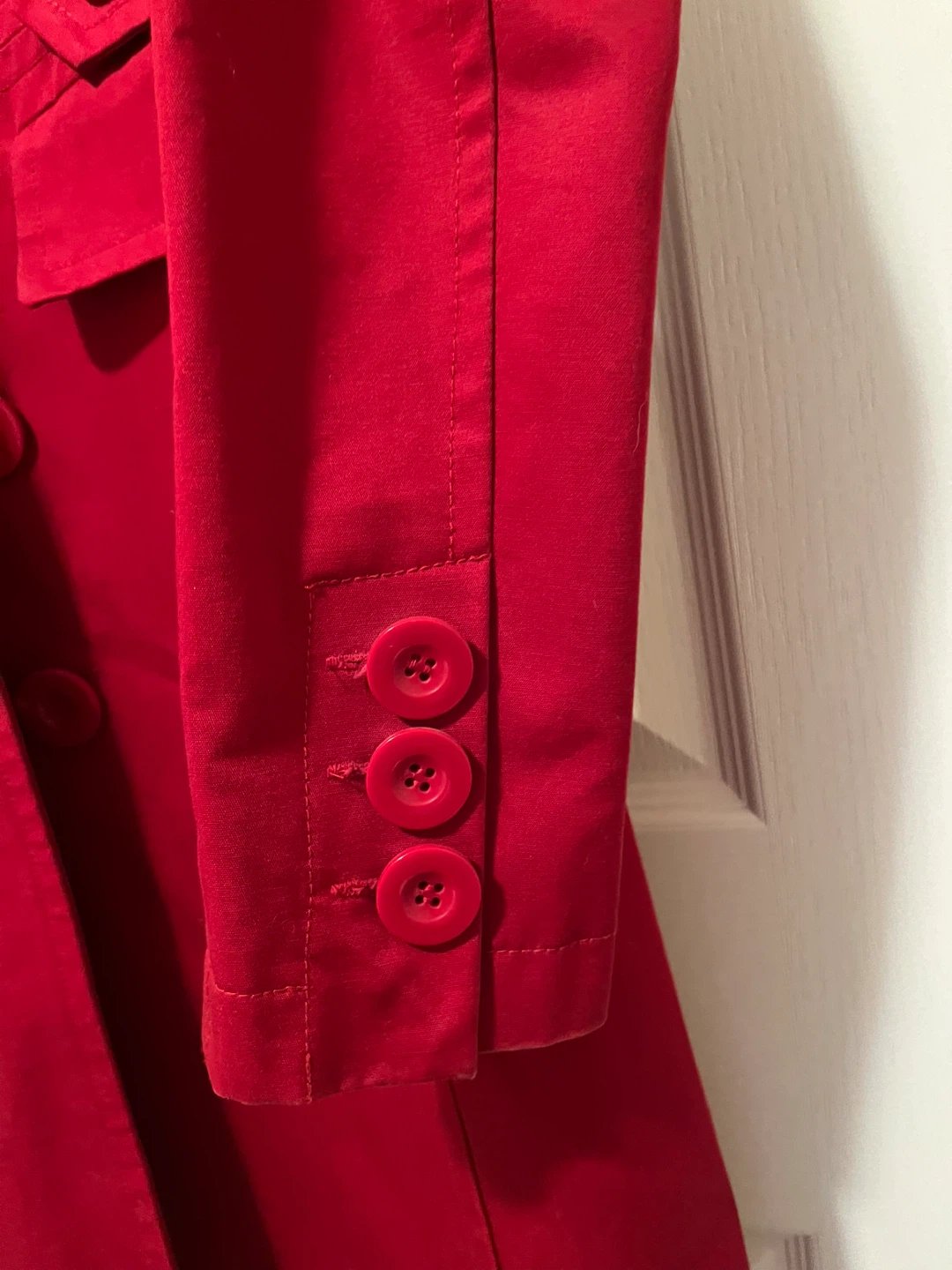 Smart Set Red Cotton Blend  Coat - photo 2