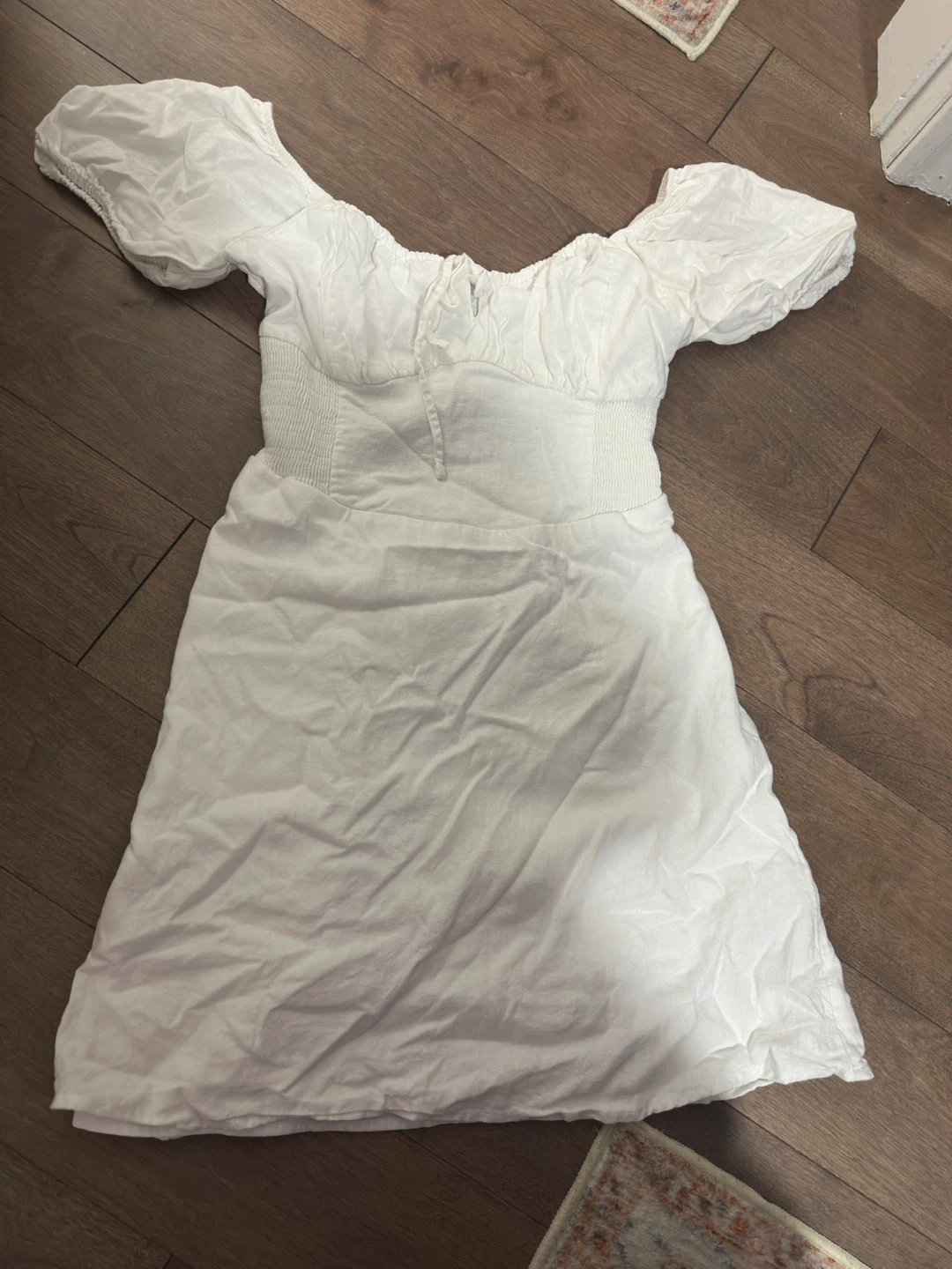 Hollister  Off-the-Shoulder Puff Sleeve Mini Dress - photo 2