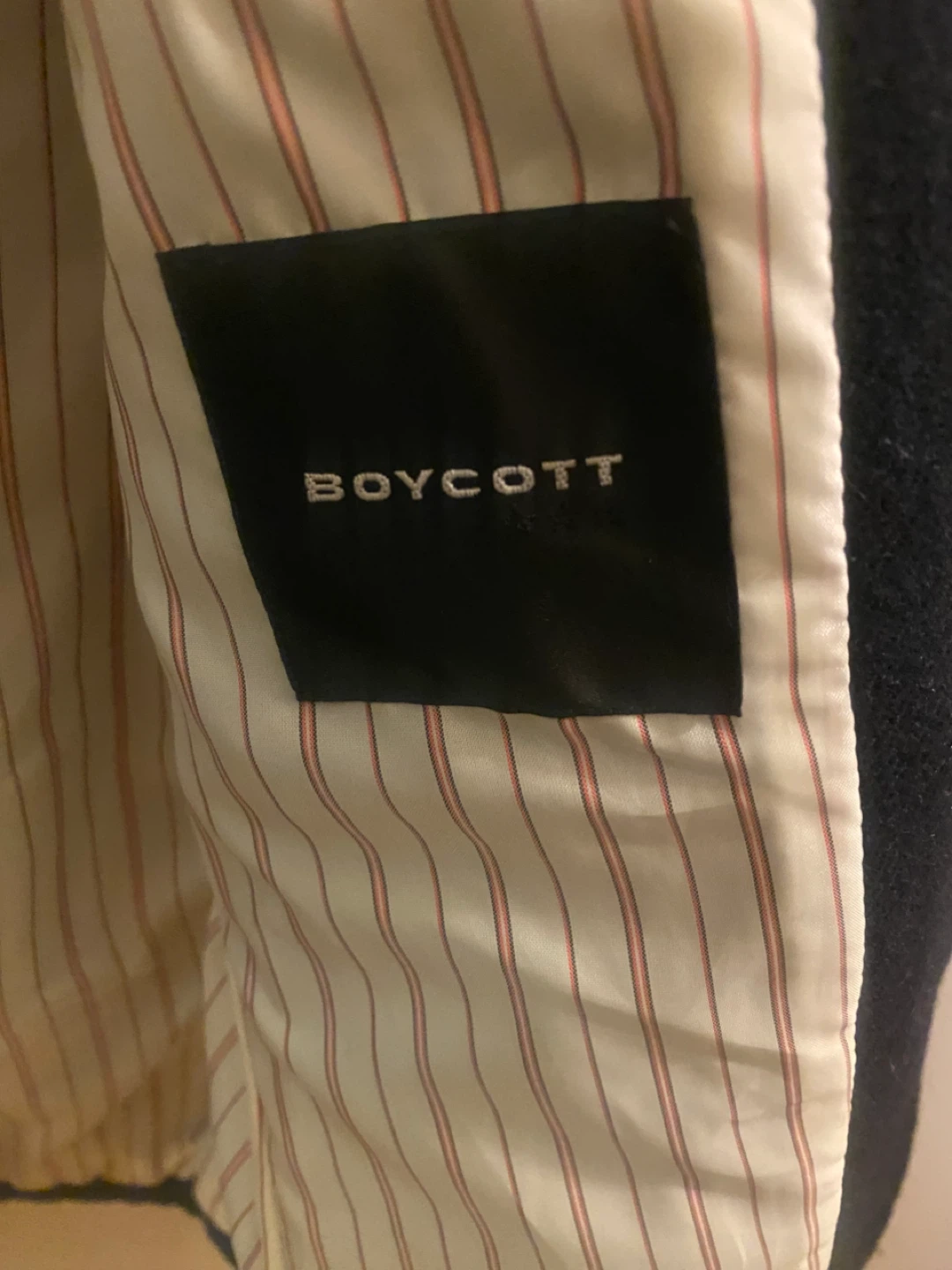BOYCOTT Navy Wool Blazer Jacket - photo 2