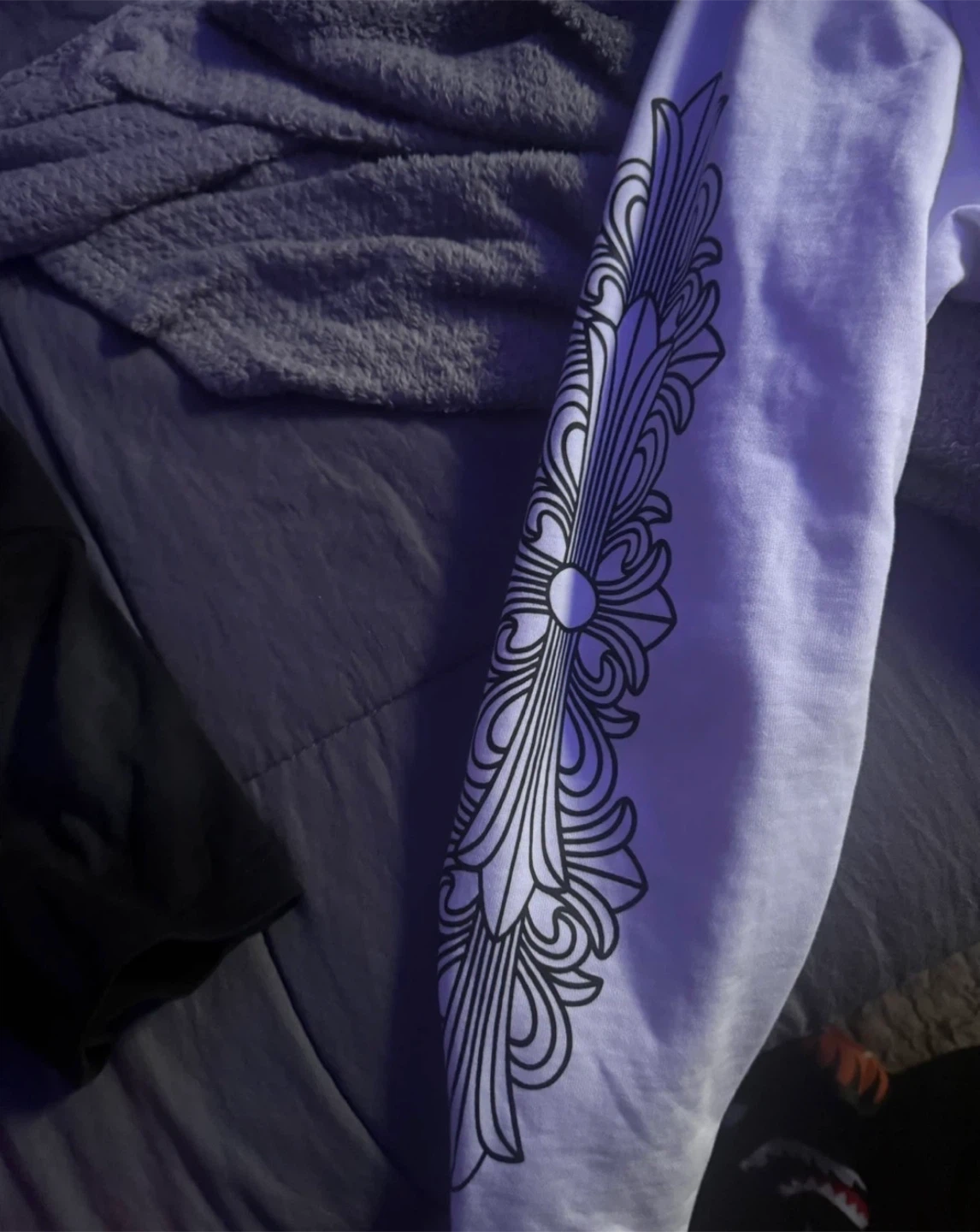 Chrome Hearts White Zip-Up Hoodie - photo 5