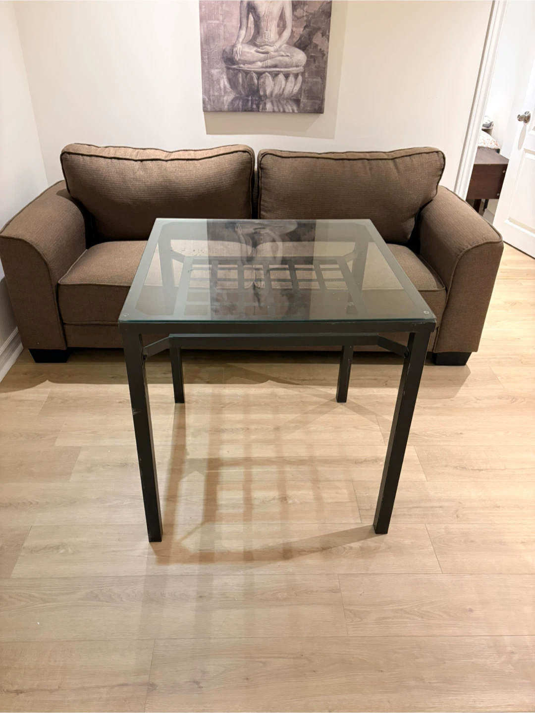 Glass Top Dining Table with 2 Chairs - photo 3