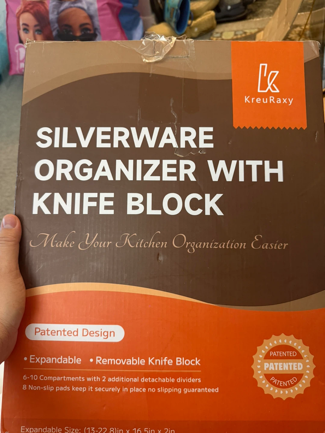 KreuRaxy Silverware Organizer with Knife Block - photo 3