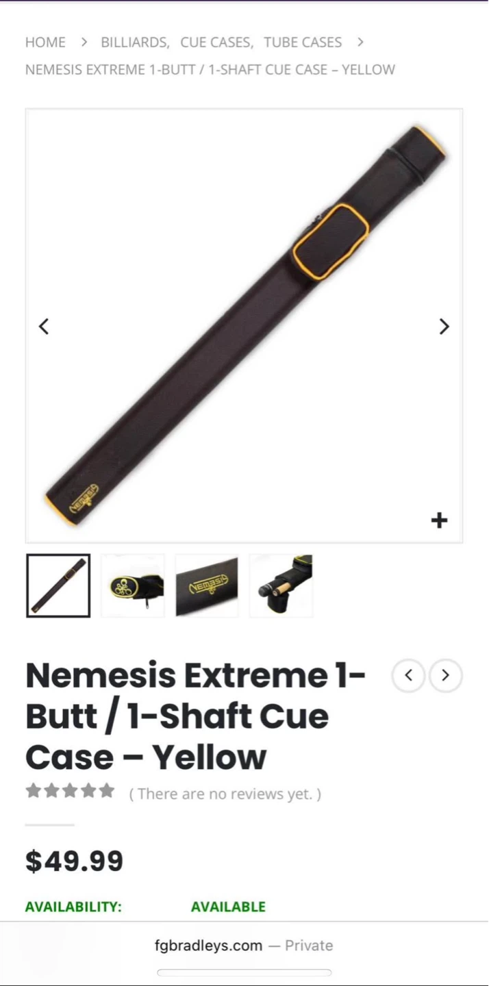 Nemesis 1x1 Cue Case - photo 4