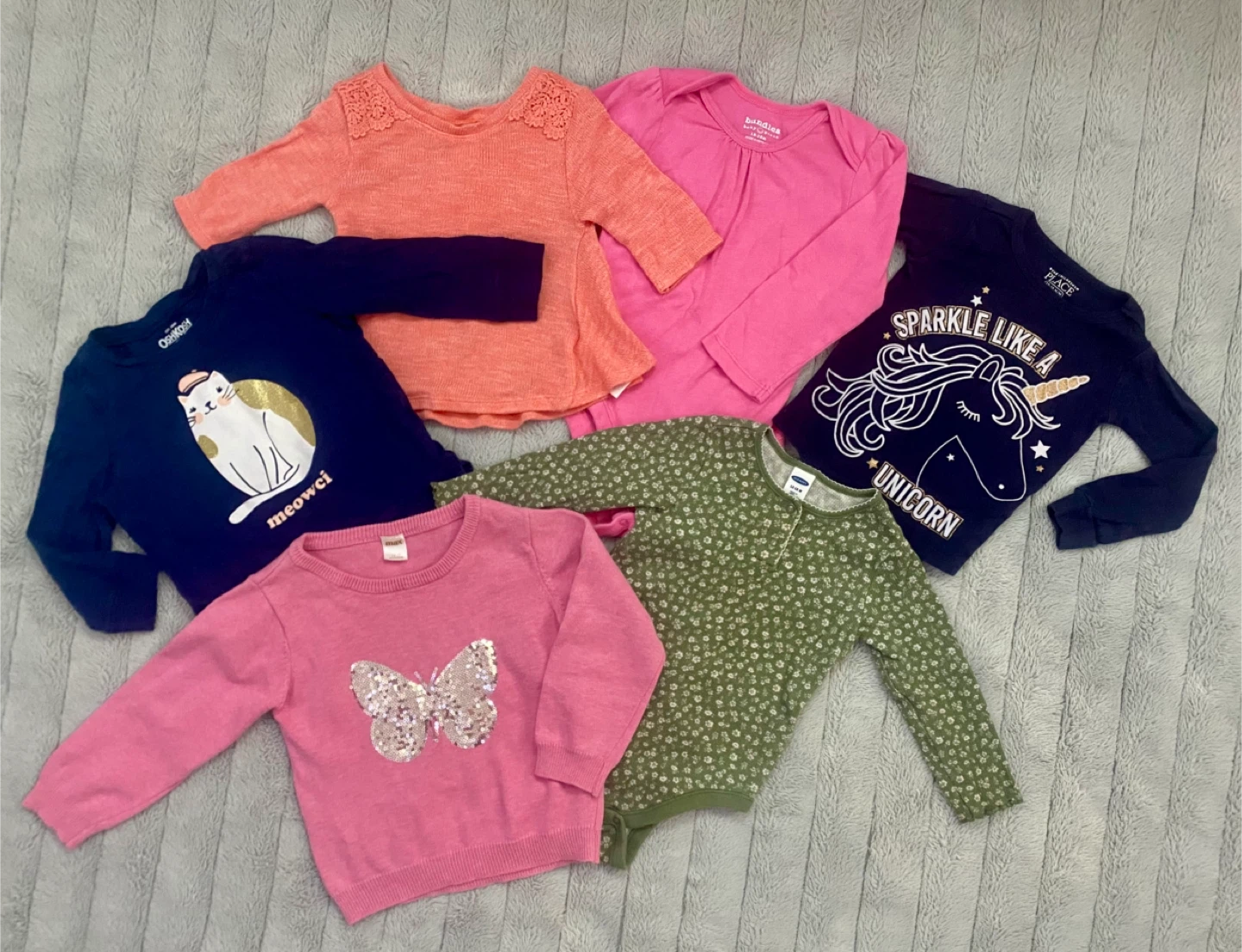 12-18 month girls tops bundle
