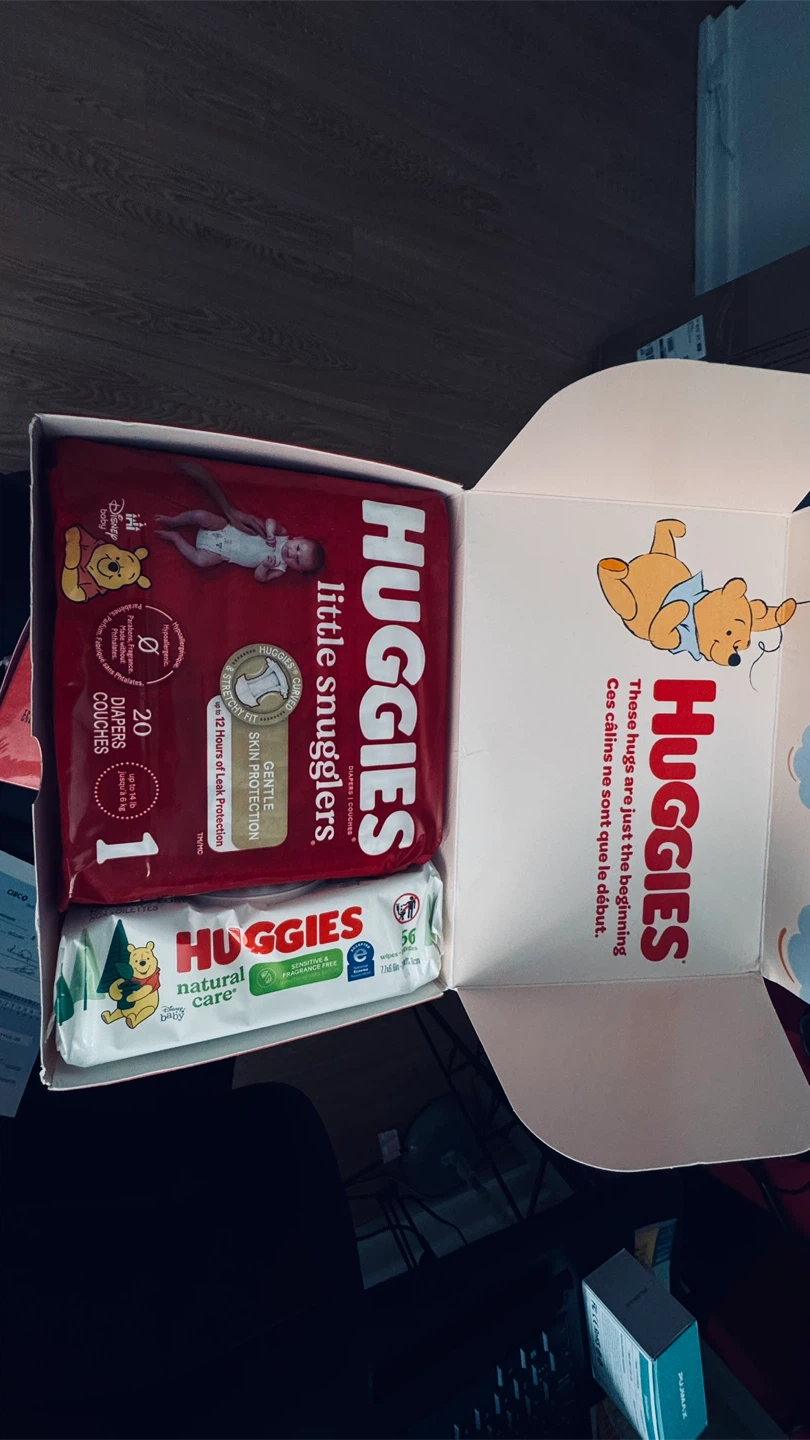 2 Huggies Little Snugglers Diapers & Natural Care Wipes Bundle - photo 2