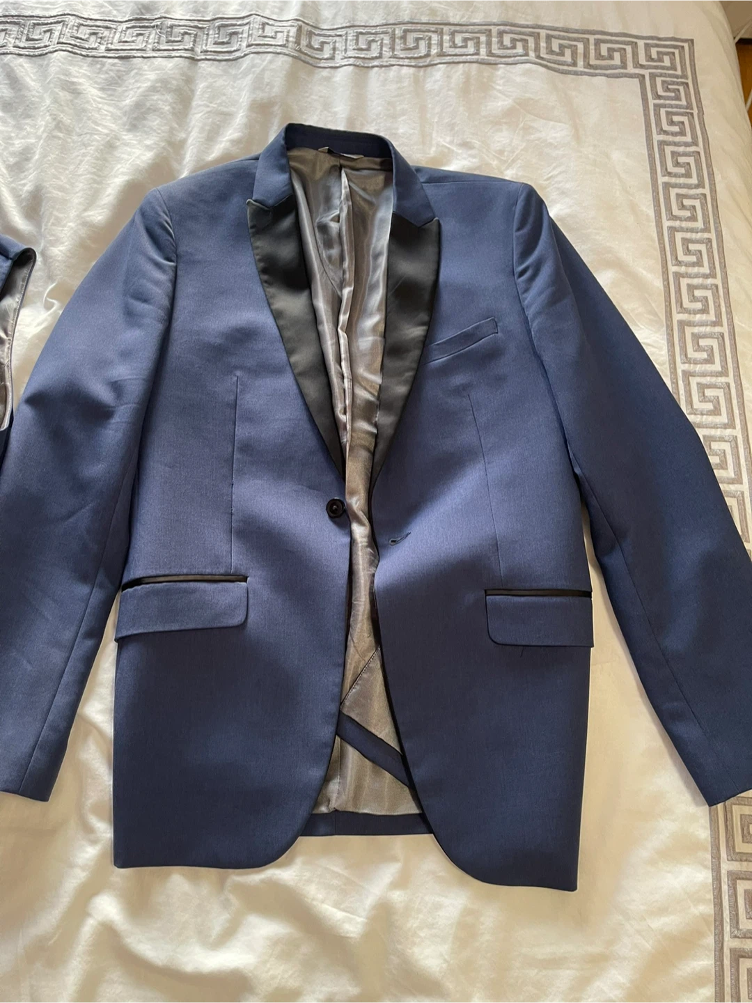 Le Château Blue Suit Jacket and Vest