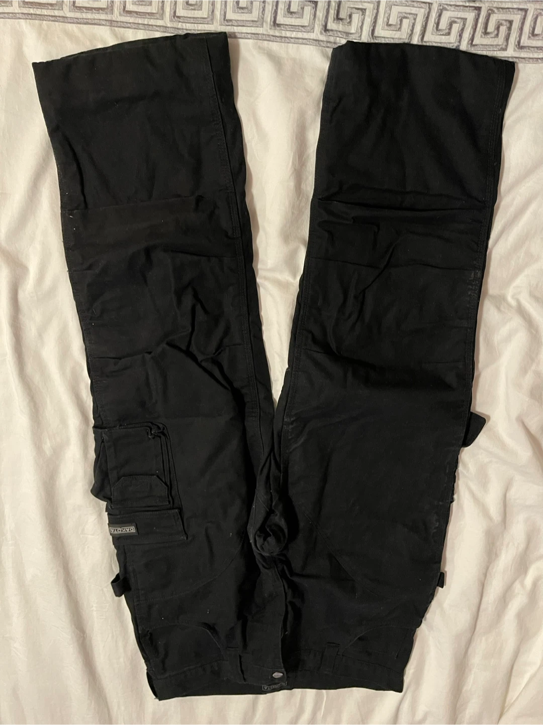 Dakota Black Cargo Pants - Size 34/32