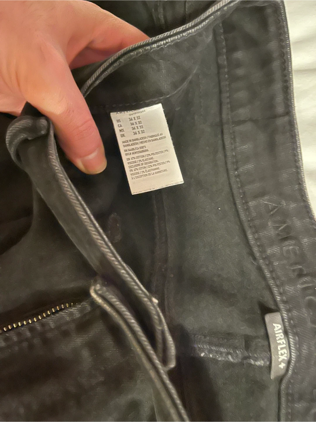 American Eagle Men's Black Jeans - 34x32 - photo 4