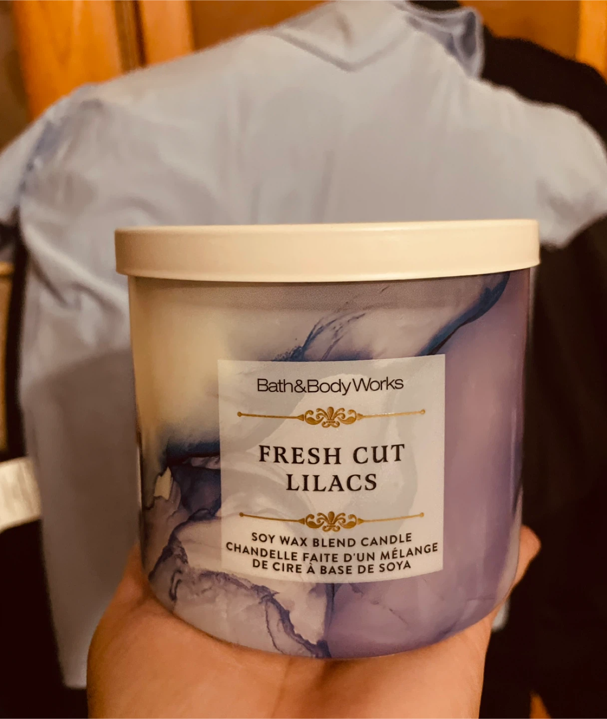 NEW Bath & Body Works Fresh Cut Lilacs Scented Candle - photo 2