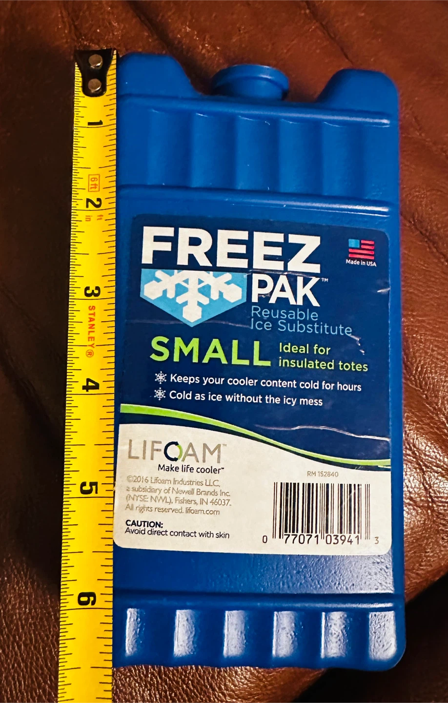FREEZ PAK Reusable Ice Substitute Small Ice Pack